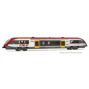 CFL, Dieseltriebwagen Reihe 2100, 2101, Rot/Silber