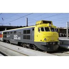 RENFE, Diesellokomotive 352-003 Virgen del Perpetuo Socorro, gelb-grau, Ep. V, DCC-Sound