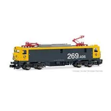 RENFE, Elektrolokomotive 269-400, gelb-grau LargoRecorrido, Ep. V, DCC-Sound RENFE, Elektrolokomotive 269-400, gelb-grau LargoRecorrido, Ep. V, DCC-Sound