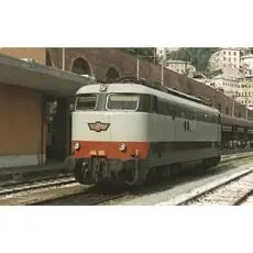 E444 2. Serie, ursprüng. Lackierung mit rotem Streifen, ohne Metallstreifen, Ep. IV-V, DCC-Soun