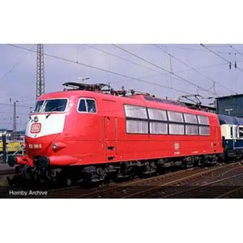 DB, Elektrolokomotive 103 140, Orientrot, Einholmstromabnehmer