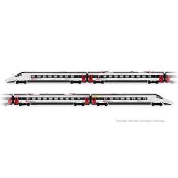 SBB, ETR 610 1. Serie, ICN-Lackierung mit roten Türen, 4er-Basisset, Ep. VI