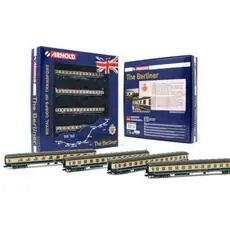 RCT, 4-tlg. Set Reisezugwagen, The Berliner, Ozeanblau/Beige, British Army of the Rhine