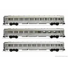 SNCF, 3-tlg. Set DEV Inox Reisezugwagen