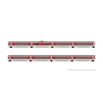 RENFE, 8er-Komplettset Talgo III RD TEE Katalanisches Talgo, Originallackierung, Ep. III