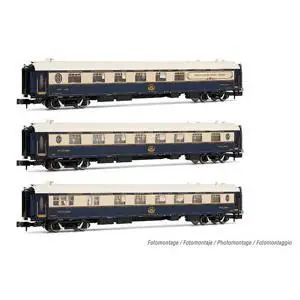 VSOE, 3-tlg. Set Wagen für Venice Simplon Orient Express