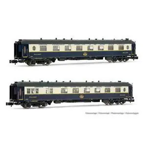 CIWL, 2-tlg. Set, Flèche d\'Or Pullman-Wagen