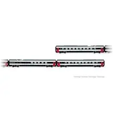 FS Trenitalia, ETR 610, neue EuroCity-Lackierung,3er-Zwischenset, Folge VI FS Trenitalia, ETR 610, neue EuroCity-Lackierung,3er-Zwischenset, Folge VI