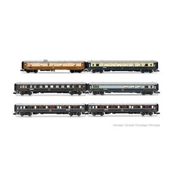 Intraflug/CIWL, 6er-Set: 50 Jahre Nostalgie-Istanbul-Orient-Express, 1976