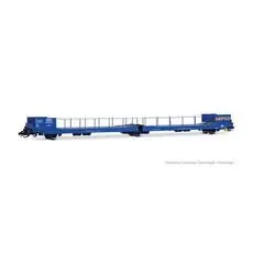 F-GEFCO, 3-achsiger Van-Transporter, Ladks, blaueLackierung mit Inschriften, Ep. VI F-GEFCO, 3-achsiger Van-Transporter, Ladks, blaueLackierung mit Inschriften, Ep. VI