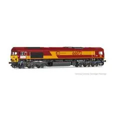 Euro Cargo Rail, Diesellok Baureihe 66, braun, Ep.VI