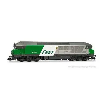 SNCF, 6-achsige Diesellokomotive CC 72010, FRET, EP. IV-V