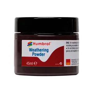 Weathering-Puder, Schwarz, 45 ml