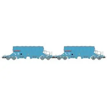 ACCO, 2-tlg. Set vierachsiger Schwenkdachwagen Taoos