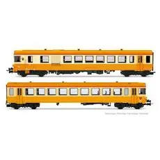 SNCF, 2er-Set, Dieseltriebwagen X 4790, orange/grau, Ep. IV