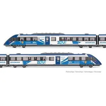 SNCF, 2er-Set, Dieseltriebwagen X 72500 Dieseltriebwagen PACA ZOU, EP. V