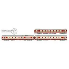 SNCF, dreiteiliges Set Gran Confort-Wagen TEE Le Kléber (1x A8u, 1x A8tu, 1x A4Dtux), Grau, Grand Co