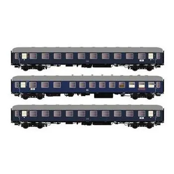 3er Set Personenwagen DB, Ep.IIIb, F15/16 Sachsenross