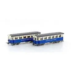 Zugspitzbahn 2er Set Personenwagen, Ep.V, H0m / 12mm