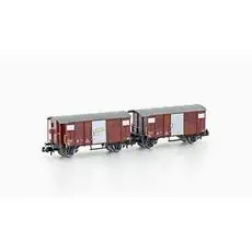 2er Set gedeckte Güterwagen K2 SBB, Ep.IV