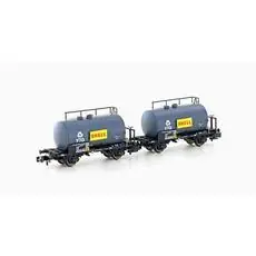 2er Set Leichtbau-Kesselwagen DB/VTG/Shell, Ep.IV