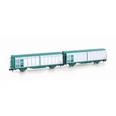 2er Set Schiebewandwagen Hbbillns SNCF, Ep.V-VI, ex FS