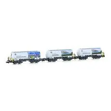 3er Set Zementsilowagen Uacs Holcim, Ep.VI