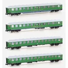 4tlg. SCHARNOW Set 1 DB Ep.IIIb 2xBcm54/Bcm53-60/Bcm54-60 4tlg. SCHARNOW Set 1 DB Ep.IIIb 2xBcm54/Bcm53-60/Bcm54-60