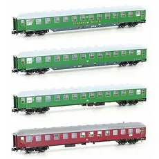 4tlg. SCHARNOW Set 2 DB Ep.IIIb 2x Bcm53/Bcm54/WRtüm 51-60 4tlg. SCHARNOW Set 2 DB Ep.IIIb 2x Bcm53/Bcm54/WRtüm 51-60