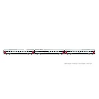 FS Trenitalia, ETR 610 neue EuroCity-Lackierung, Ep. VI, 3er-Zwischenset, Ep. VI