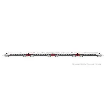 SBB, ETR 610 1. Serie, ICN-Lackierung mit roten Türen, 4er-Basisset, Ep. VI
