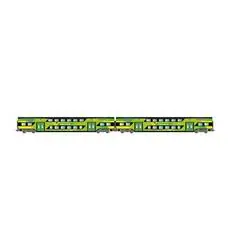 FS Trenitalia, 2er-Set, Vivalto Interm. Wagen, neue Regionale-Lackierung, grün/gelb, EP. VI FS Trenitalia, 2er-Set, Vivalto Interm. Wagen, neue Regionale-Lackierung, grün/gelb, EP. VI