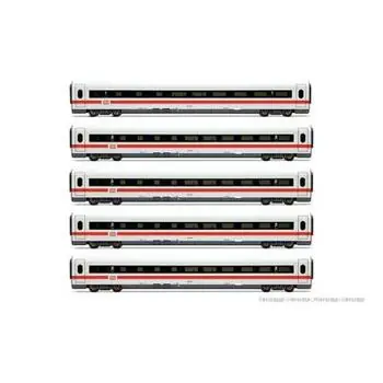 DB, 5er-Zusaztset, Wagen für ICE-1 HL1750 (2 x 1.Klasse + 3 x 2. Klasse), Ep. IV