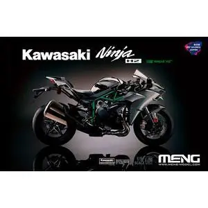 1/9 Kawasaki Ninja H2, bemalt