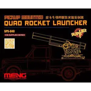 1/35 Raketenwerfer für Pick-up, Resin