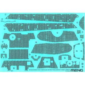 1/35 Zimmerit Decal für Sd.Kfz. 182, Porsche Turm