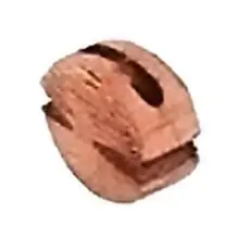 Blöcke, einfach, Walnuss, 10,0 mm, 40 Stück
