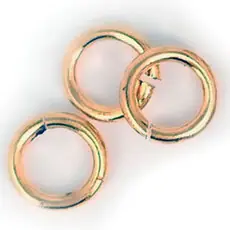 Spaltringe, Messing, 2,5 mm, 40 Stück