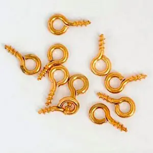 Ösen-Schraube mit Gewinde, 3 mm, 10 Stück
