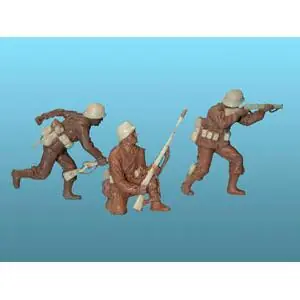 1/144 WW II: Deutsche Soldaten, bemalt