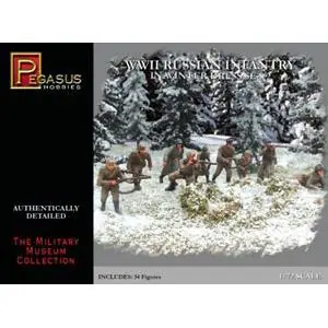 1/72 WW II: Russische Infanterie in Winterkleidung
