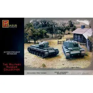 1/72 KV-1 Late welded or castturret, 2 Bausätze