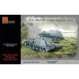 1/72 ISU-122/152 Gun, 2 Bausätze