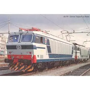 FS, 2-tlg. Set Elektrolokomotiven Reihe E.633 200er Bauserie (beide motorisiert), Blau/Grau