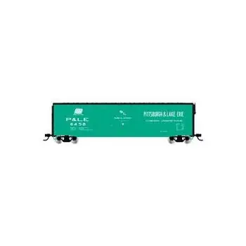P&LE, gedeckter Güterwagen mit Schwenkschiebetüren, HellBlau, ohne Dachsteg, Betriebsnr. 6458
