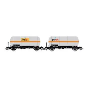 FS, 2-tlg. Set 2-achs. Gaskesselwagen
