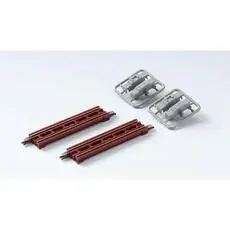 2 Trogträger-Brücken, rot 2 Trogträger-Brücken, rot