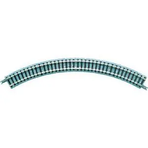 4 Gleise, gebogen, Mini Curved, in Schotterbettung, r 177 mm