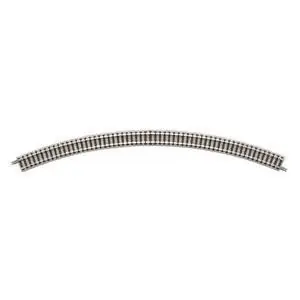 4 Gleise, gebogen, in Schotterbettung, 45°, r 391 mm