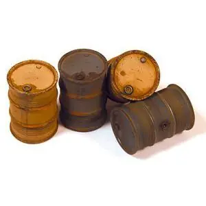 1/35 Deutsche Benzinfässer 2, WWII, 4 Stück